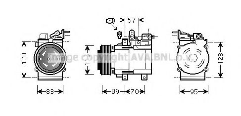 Компрессор, кондиционер AVA QUALITY COOLING KAK137