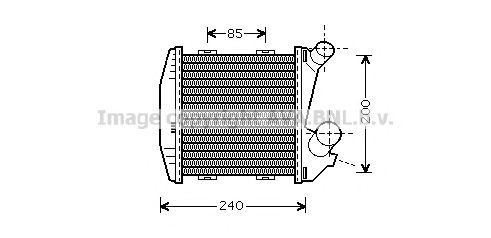 Интеркулер AVA QUALITY COOLING MCA4004