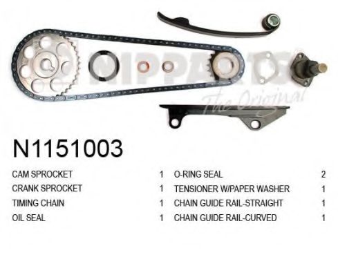 Комплект цели привода распредвала NIPPARTS N1151003
