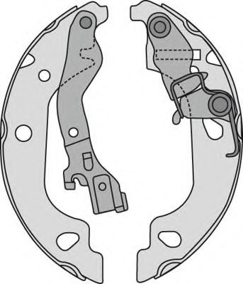 Комплект тормозных колодок MGA M786