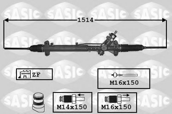 Рулевой механизм SASIC 7006048