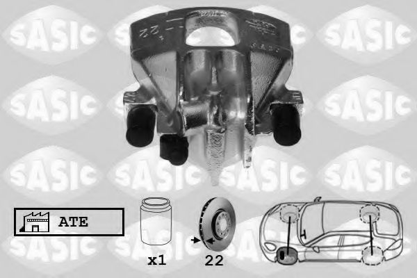 Тормозной суппорт SASIC 6506030