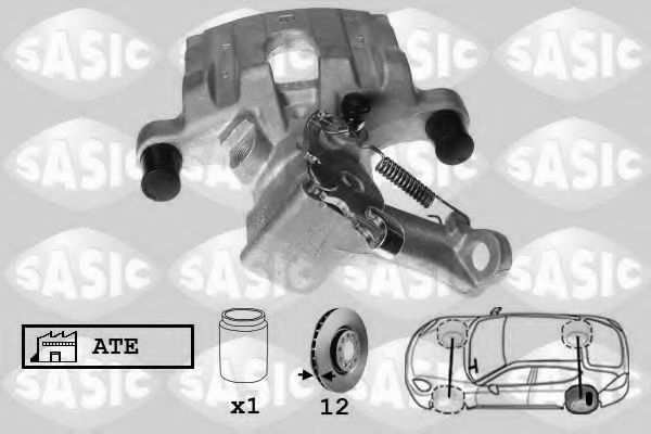 Тормозной суппорт SASIC 6506104