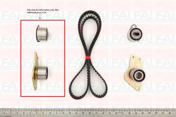 Комплект ремня ГРМ FAI AutoParts TBK45