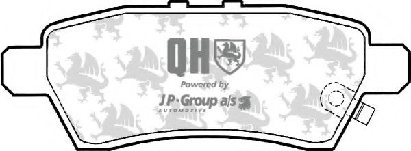 Комплект тормозных колодок, дисковый тормоз JP GROUP 4063700419
