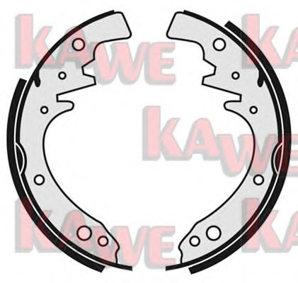 Комплект тормозных колодок KAWE 04285
