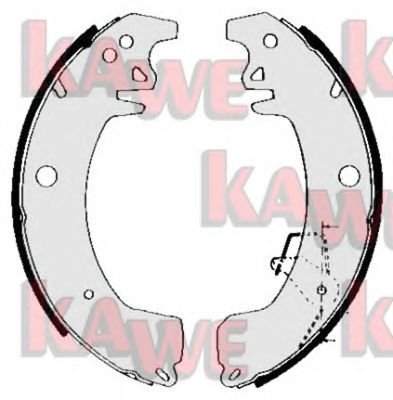 Комплект тормозных колодок KAWE 05090