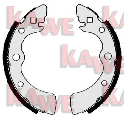 Комплект тормозных колодок KAWE 05110