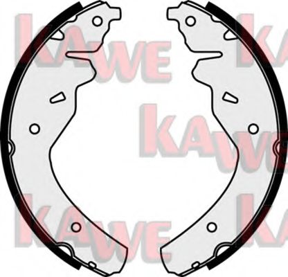 Комплект тормозных колодок KAWE 07450
