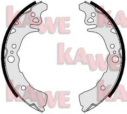 Комплект тормозных колодок KAWE 09010