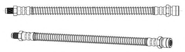 Тормозной шланг KAWE 512700