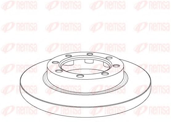 Тормозной диск KAWE NCA1030.10