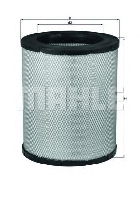 Воздушный фильтр MAHLE ORIGINAL LX 1777