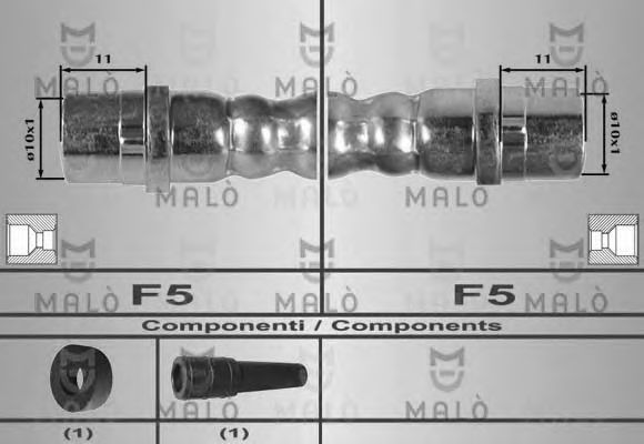 Тормозной шланг MALÒ 80171