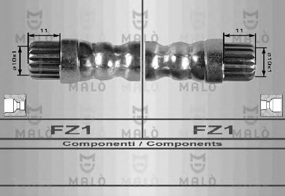 Тормозной шланг MALÒ 8561