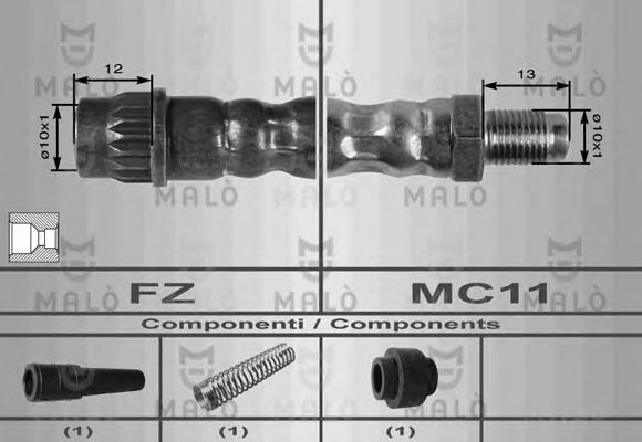 Тормозной шланг MALÒ 8625