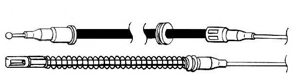 Трос, стояночная тормозная система CEF OP02103