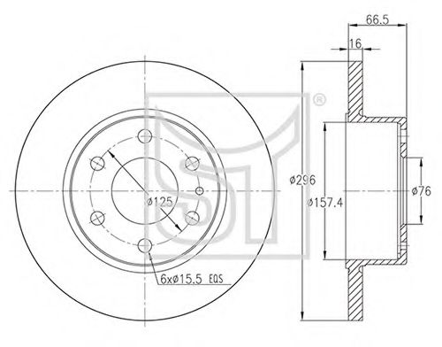Тормозной диск ST-TEMPLIN 03.110.0823.320