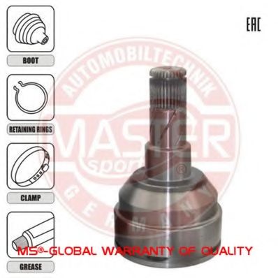 Шарнирный комплект, приводной вал MASTER-SPORT 403800-SET-MS
