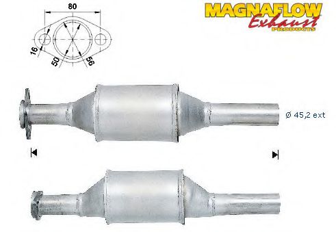 Катализатор MAGNAFLOW 81870