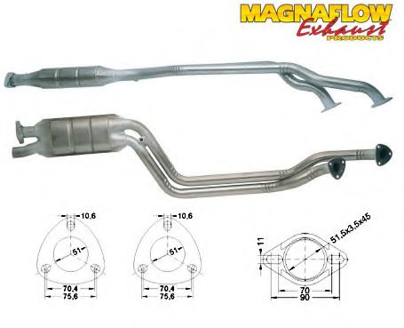 Катализатор MAGNAFLOW 80667