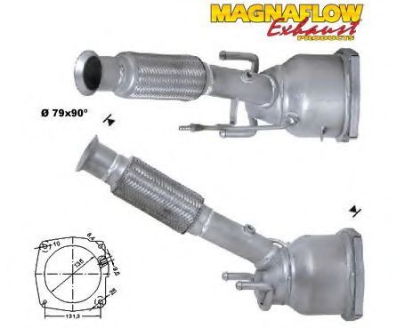 Катализатор MAGNAFLOW 76043D