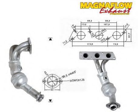 Катализатор MAGNAFLOW 74505