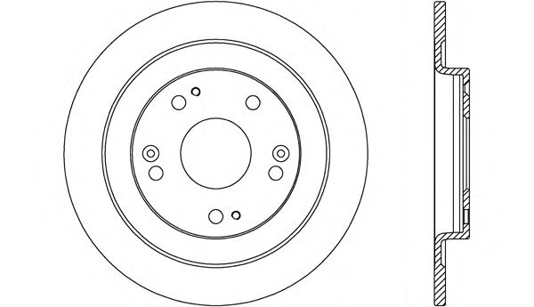 Тормозной диск OPEN PARTS BDA2685.10