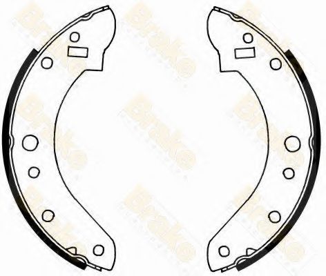 Комплект тормозных колодок Brake ENGINEERING SH2112