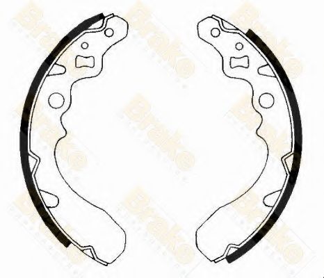 Комплект тормозных колодок Brake ENGINEERING SH2416