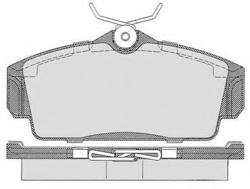Комплект тормозных колодок, дисковый тормоз RAICAM RA.0523.0