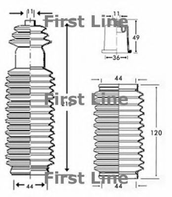 Пыльник, рулевое управление FIRST LINE FSG3202