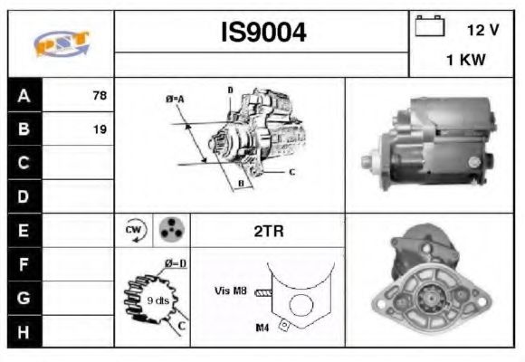 Стартер SNRA IS9004