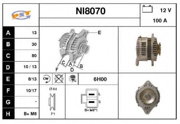 Генератор SNRA NI8070