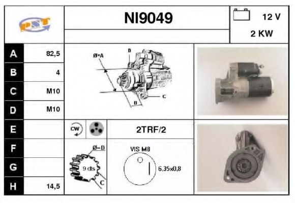 Стартер SNRA NI9049