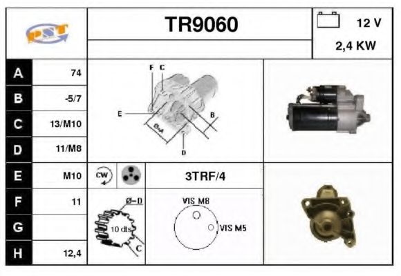 Стартер SNRA TR9060