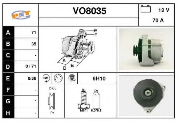 Генератор SNRA VO8035