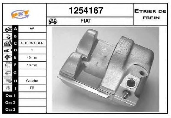 Тормозной суппорт BUDWEG CALIPER 34312