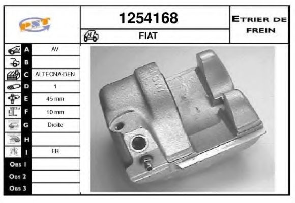 Тормозной суппорт BUDWEG CALIPER 34313