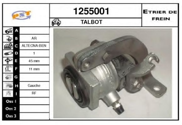 Тормозной суппорт BUDWEG CALIPER 342444