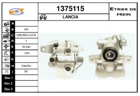 Тормозной суппорт BUDWEG CALIPER 341030