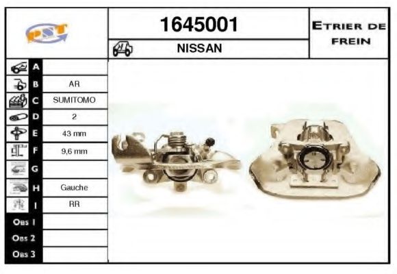Тормозной суппорт BUDWEG CALIPER 34738
