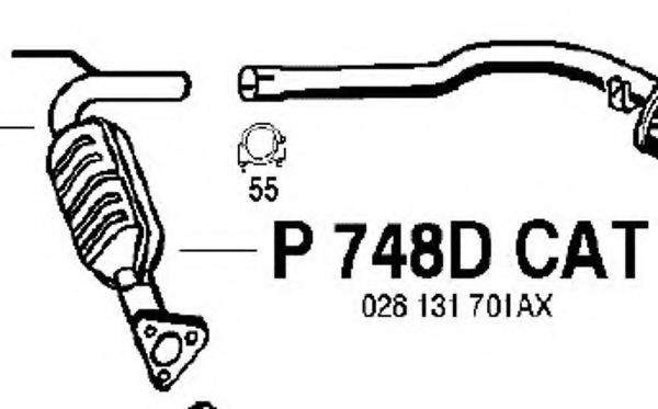 Катализатор FENNO P748DCAT