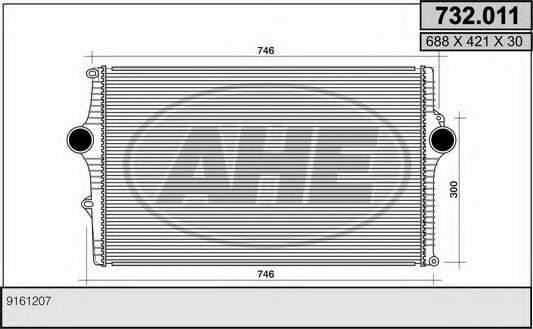 Интеркулер AHE 732.011