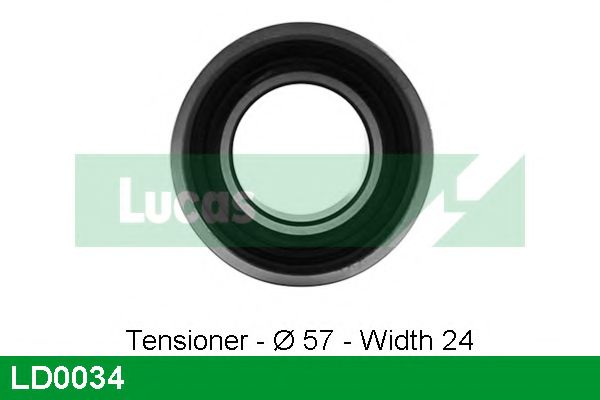 Натяжной ролик, ремень ГРМ LUCAS ENGINE DRIVE LD0034