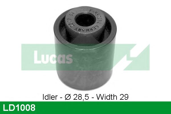 Натяжной ролик, ремень ГРМ LUCAS ENGINE DRIVE LD1008