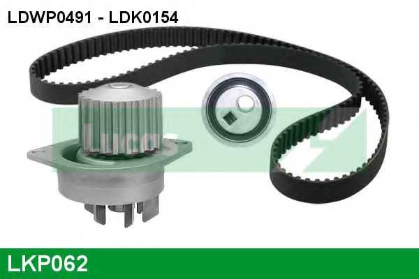 Водяной насос + комплект зубчатого ремня LUCAS ENGINE DRIVE LKP062