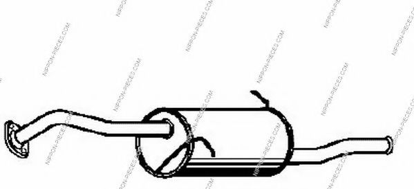 Система выпуска ОГ NPS M430A75