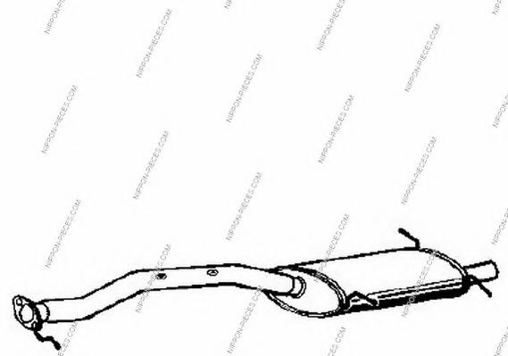 Система выпуска ОГ NPS K430A33