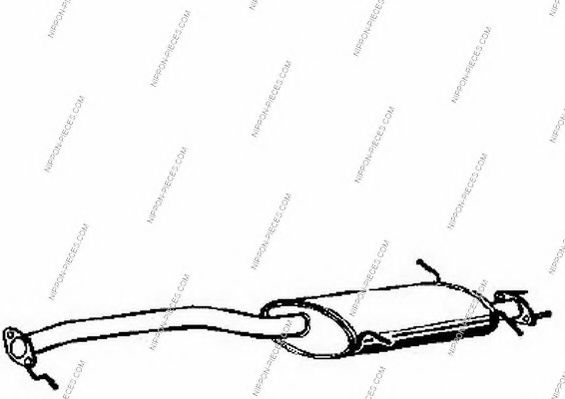 Система выпуска ОГ NPS K430A34